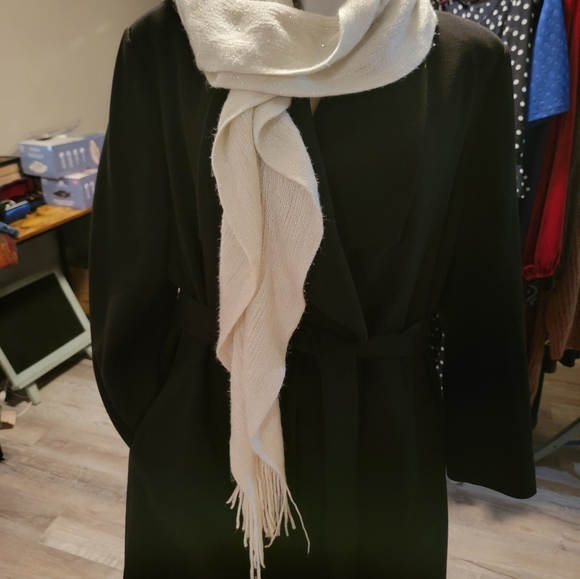 Ralph Lauren Crepe Open-Front Coat - Picture 8 of 13